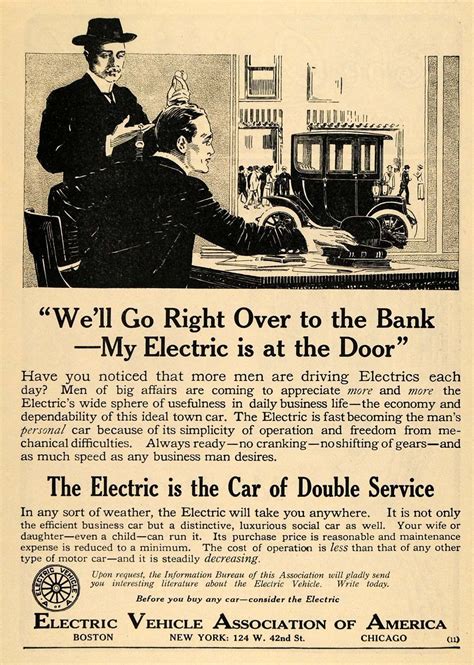 101 Years Later Electric Cars Car Advertising Electricity