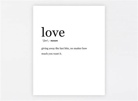 Love Print Love Definition Poster Love Dictionary Print Etsy Singapore