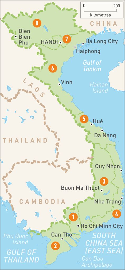 Map Of Vietnam Vietnam Regions Rough Guides Rough Guides