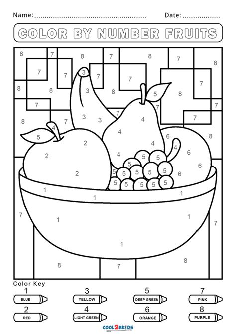 Free Color By Numbers Worksheets And Printables