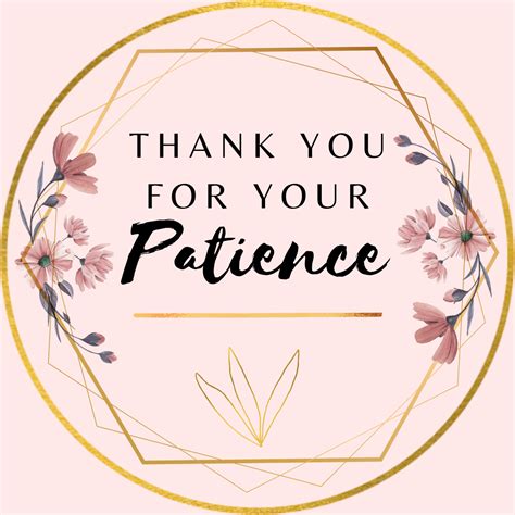 “thank You For Your Patience” Gratitude And Gentleness Millennials