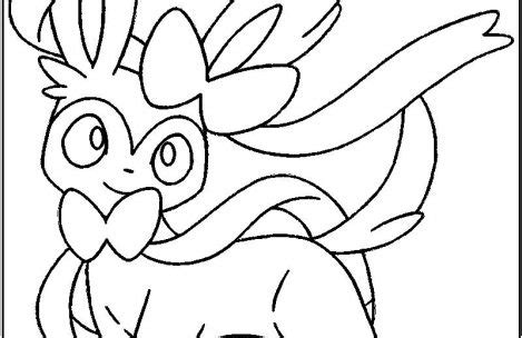 Sylveon Coloring Pages Coloring Pages