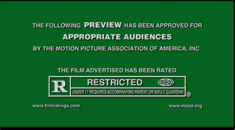 The Following Movie Has Been Approved For All Audiences