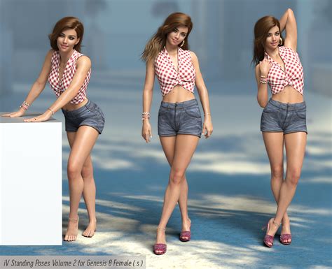 Iv Standing Pose Collection Version For Genesis Female S Daz D