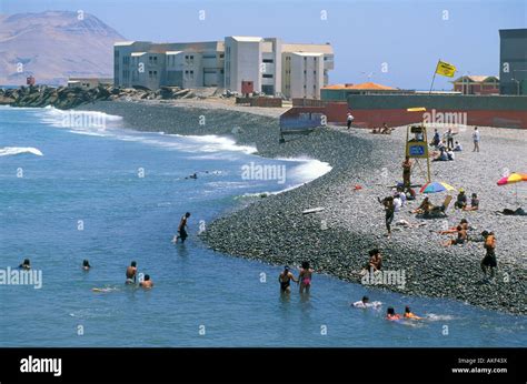 La Punta Beach Lima Callao Peru Stock Photo Alamy
