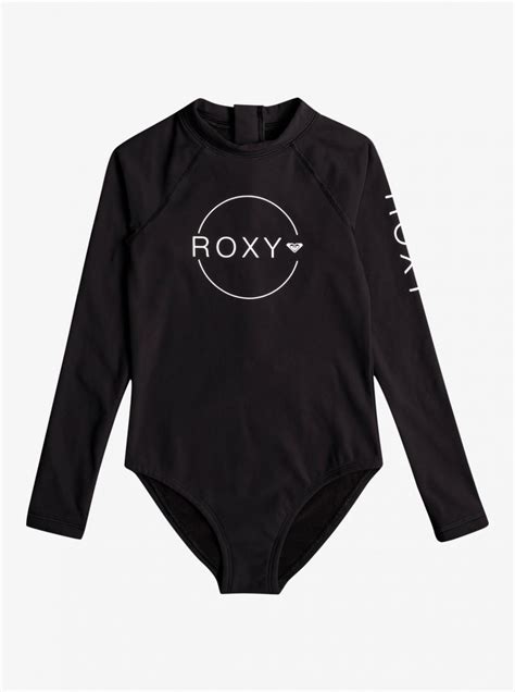 Roxy Girls Rash Vests 8 16 Heater Long Sleeve Upf 50 Rash Guard Anthracite · Paulo Netho