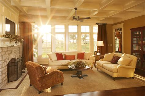 Warm Elegant Sunlit Living Room Myticor