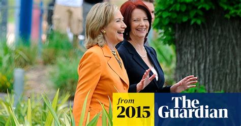 Julia Gillard Attacks Cheap Statements Of Us Republicans In Clinton Video Julia Gillard
