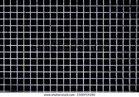 Steel Grid Floor Texture Metal Grating Stock Photo 1500919280