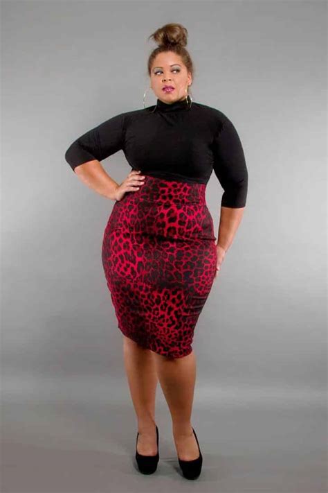20 stunning skirt outfits combinations for plus size ladies