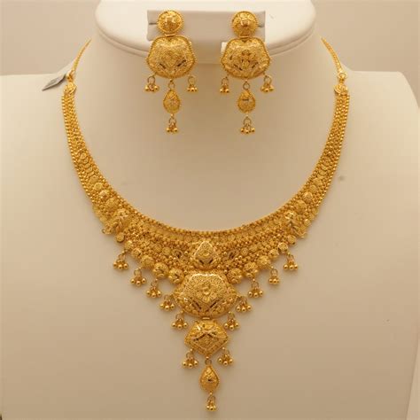 Simple Gold Long Sets 50 Grams Jewellery Designs