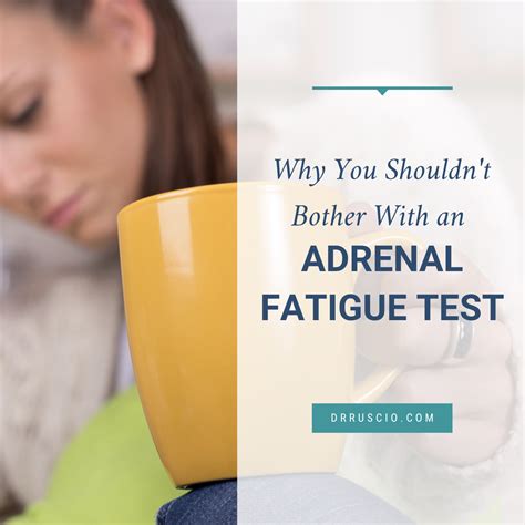 Why You Shouldnt Bother With An Adrenal Fatigue Test