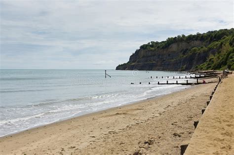 Isle Of Wight Beach Shanklin England Uk Popular Tourist And Holiday