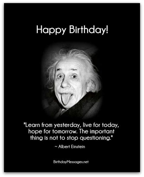 Happy Birthday Einstein Quotes ShortQuotes Cc