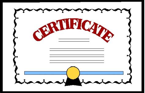 Certificate Clip Art Clipart Best