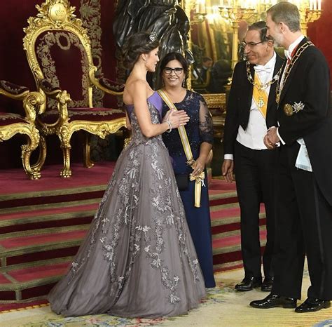 Spanish King And Queen Held A Gala Dinner For Peruvian President And