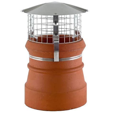 This cowl is supplied with a large securing band. Brewer Rain and Bird Guard Chimney Cowl - Strap Fixing ...