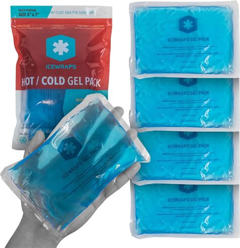 Tutmyrea Reusable Gel Ice Packs For Injuries 8 Pack Hot