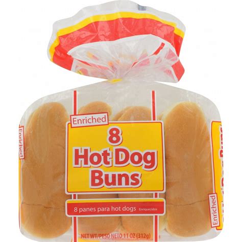 Great Value Hot Dog Buns 11 Oz 8 Count
