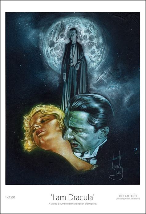 Dracula Horror Art Print By Jeff Lafferty