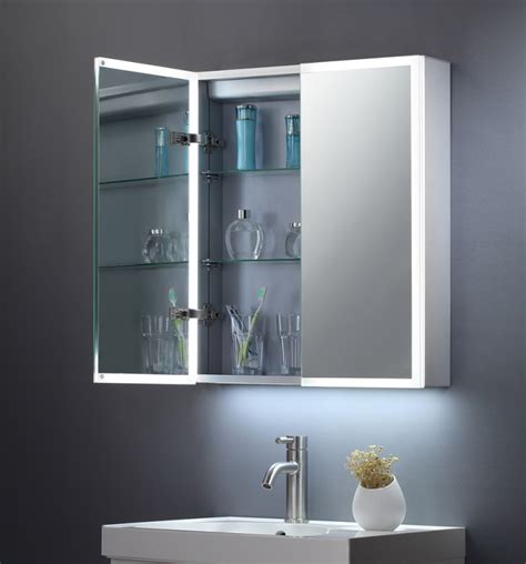 Keenware Kbm 104 Led Bathroom Mirror Cabinet With Shaver Socket