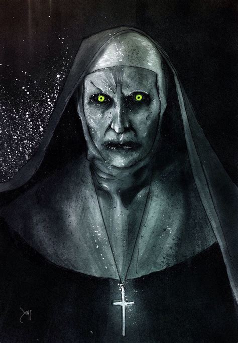 Valak From ‘the Conjuring 2 By Devin Francisco Horror Pictures Creepy