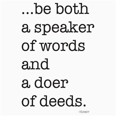 A Quote That Says Be Both A Speaker Of Words And A Doer Of Seeds
