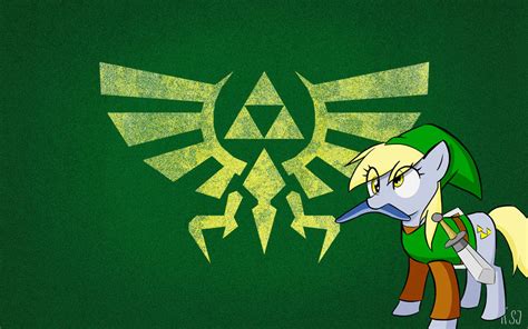 Mlp Derpy Legend Of Zelda Wallpaper By Sky Note On Deviantart