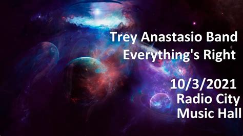 Trey Anastasio Band Greatest Jams Everythings Right 1032021