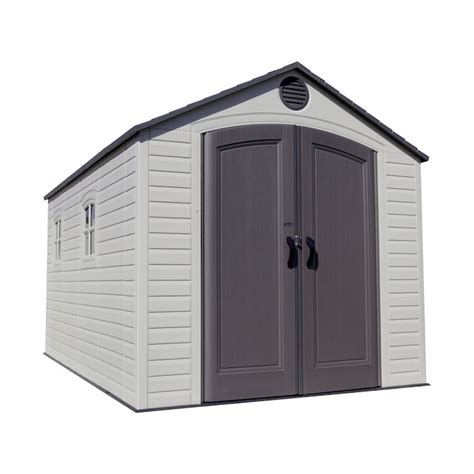 Lifetime Products 8 Ft X 12 Ft Gable Storage Shed In The Vinyl And Resin