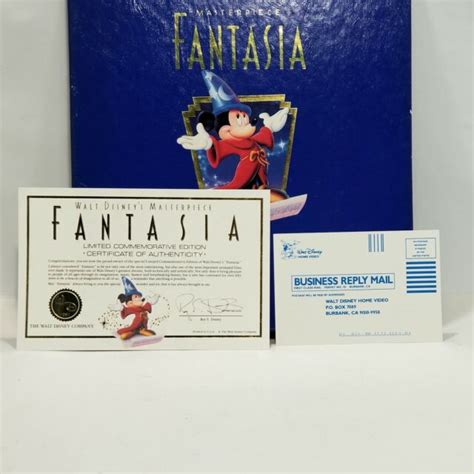 Walt Disney S Masterpiece Fantasia Deluxe Commemorative Blue Box