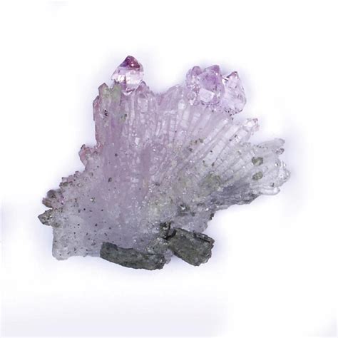 Amethyst And Quartz Natural Crystal Flower 19 X 23
