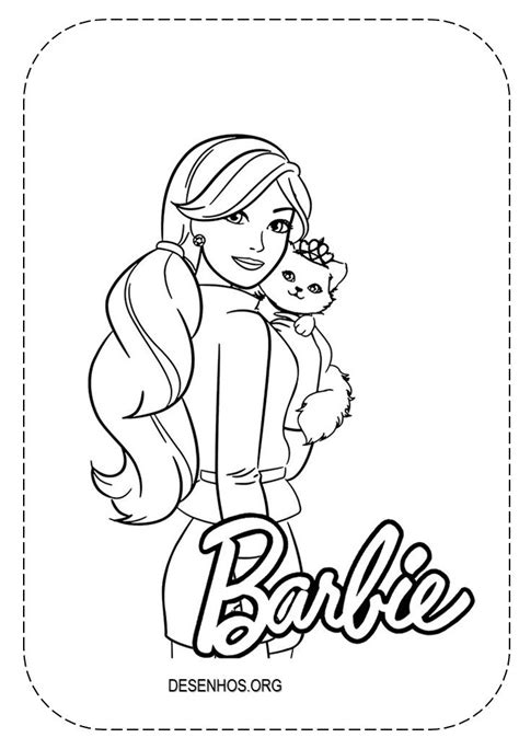 209 Desenhos Da Barbie Para Colorir E Imprimir Desenhos Para Colorir