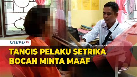 Berderai Air Mata Pelaku Setrika Bocah Karena Rambutan Di Simalungun