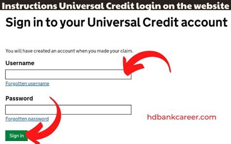 Universal Credit Login Make Your Payment L Customer Service