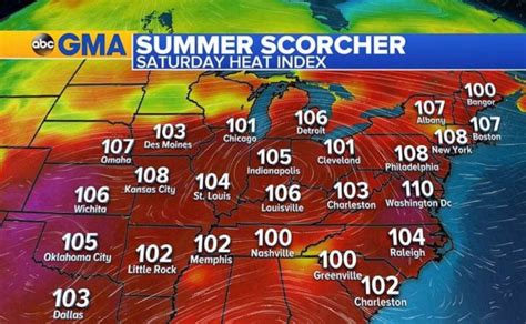 Dangerous Heat Wave Scorches Millions In Midwest East Coast Abc News