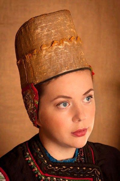 festive headdress kokoshnik of a peasant woman from eryshovka village voronezh province
