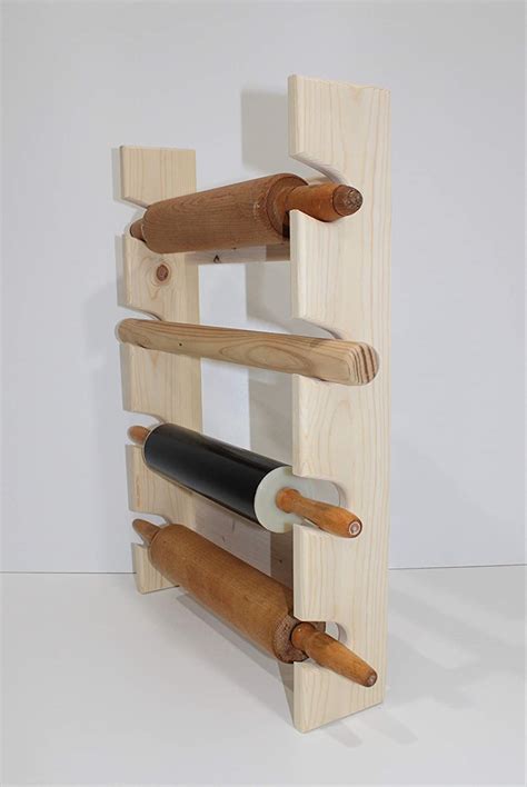 Rolling Pin Rack With Four Slots Multiple Rolling Pin