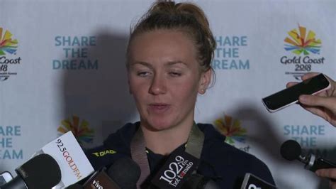 Commonwealth Games 2018 Gold Coast Ariarne Titmus Gold Medal St Peter