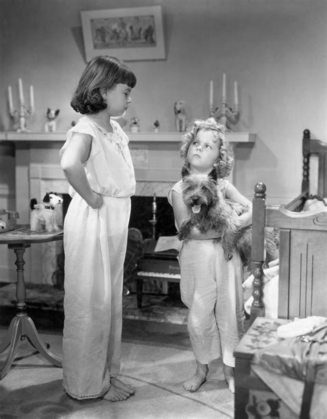 Shirley Temple With Terry The Cairn Terrier That Also Played Toto In