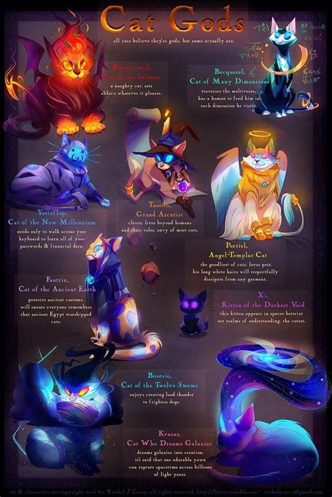 Cat Gods Mythical Creatures Art Cute Fantasy Creatures Fantasy