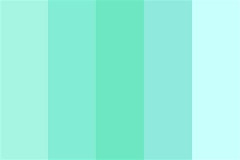 Calming Aqua Color Palette