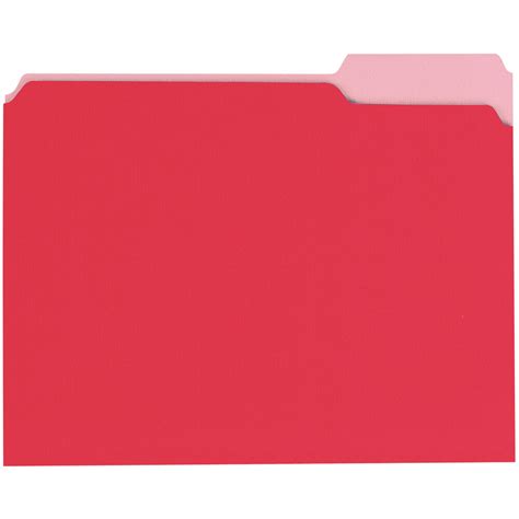 Universal Unv10503 Letter Size File Folder Standard Height With 13