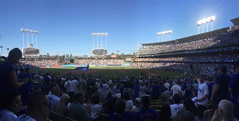 Where Are Shaded Seats At Dodger Stadium For A Day Game