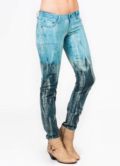 Dip Dyed Skinny Jeans 3340 Size 5 Skinny Jeans Denim Fashion