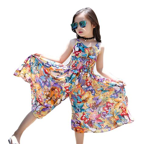 Buy Bohemia Children Dress Girls Summer Floral Party