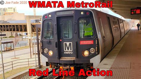 Wmata Metrorail Red Line Action Youtube