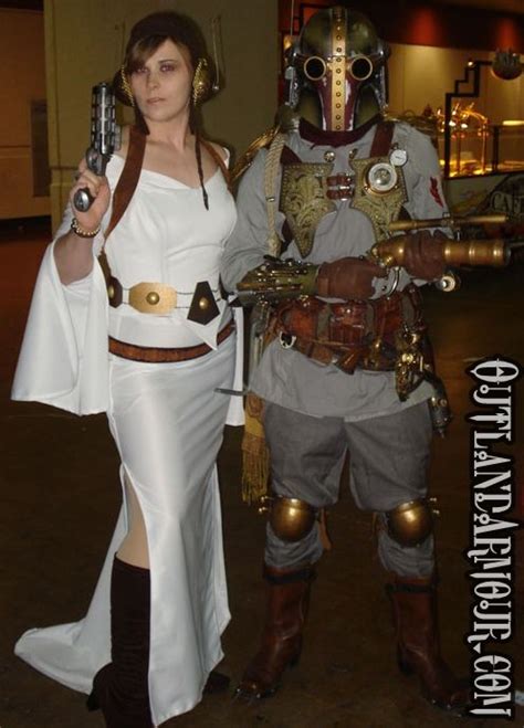 Steampunk Princess Leia And Boba Fett Starwars Mashup Star Wars