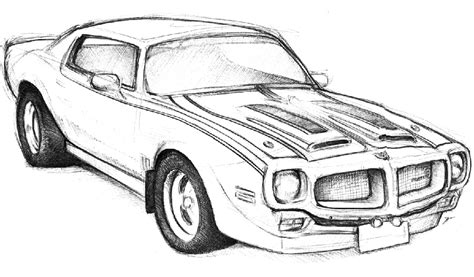 Pontiac Firebird Illustration