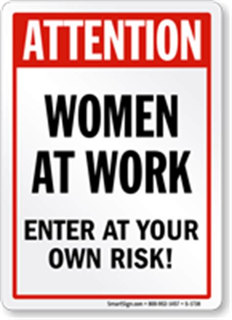 At your own risk is intriguing from start to finish and draws you in from the very first scene (with no words). Attention Funny Safety Sign, SKU: S2-1738 - MySafetySign.com